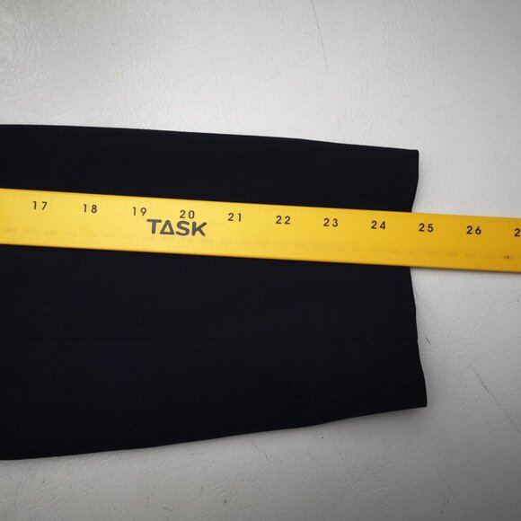 Talbots Ladies Size 20 Navy 1 Button Closure Lined Belted Long Blazer - Picture 9 of 10